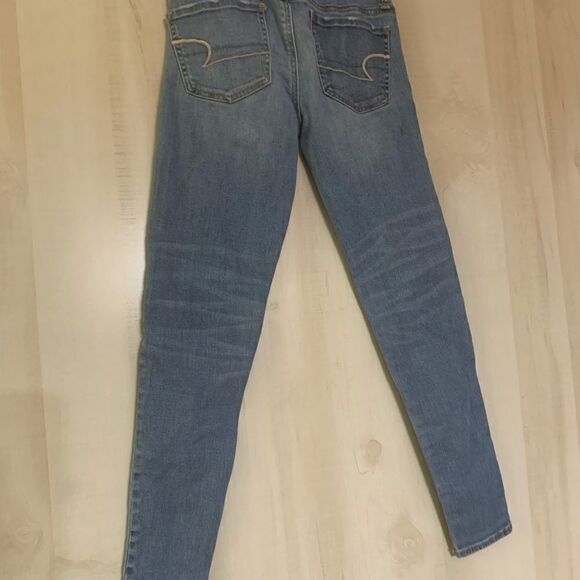 American Eagle distressed jeggings, size 00 short - Picture 9 of 14